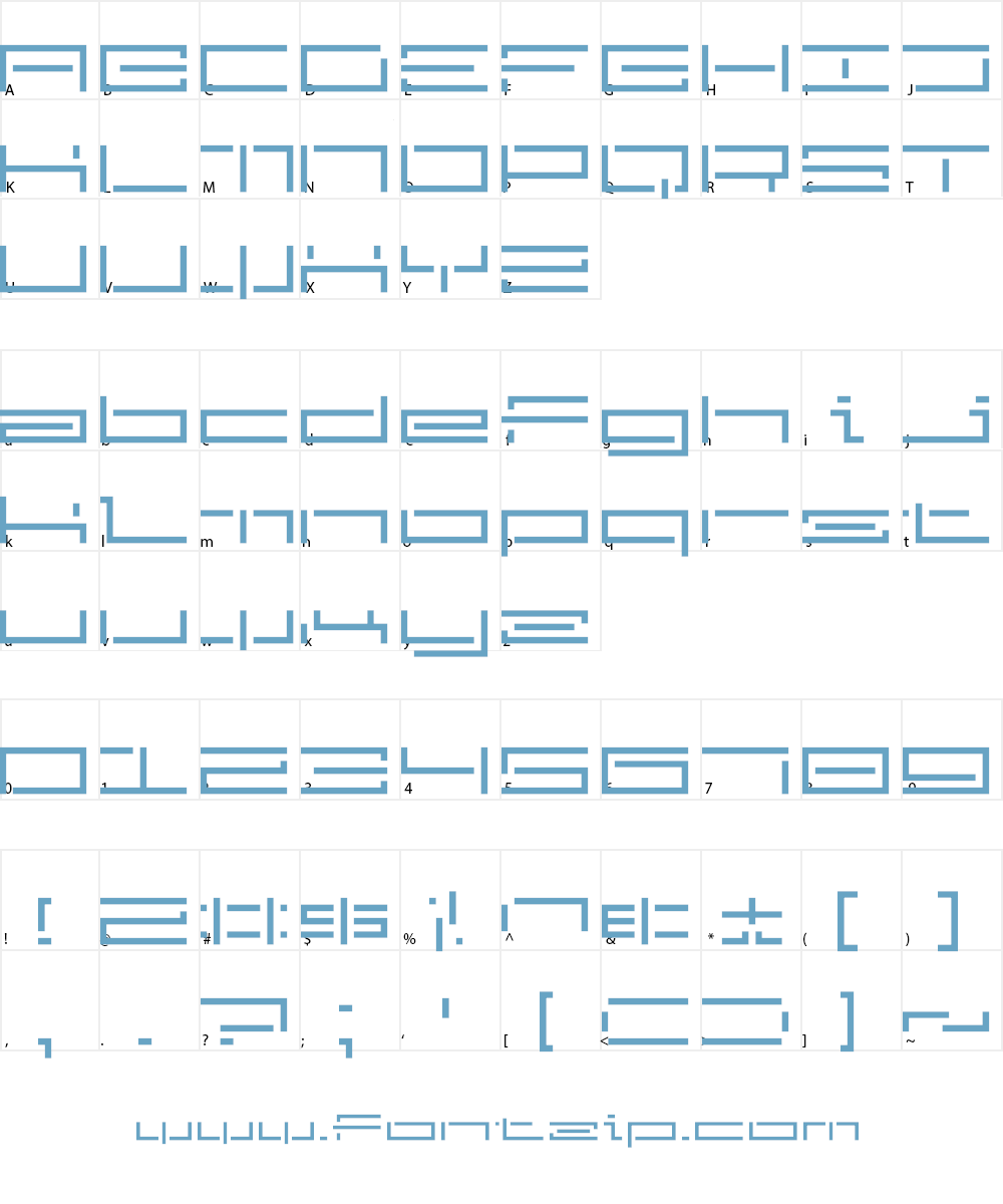 Permanent Shutdown Font Character
